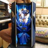 Birthday Gifts for Girls Wife Wife Practical Creative Bear Doll Cartoon Bouquet Finished Gift Box fo