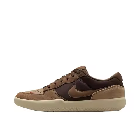 Nike SB Force 58 Men's and Women's Skateboarding Shoes, Fashionable, Non Slip Sneakers, Brown