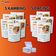 COMBO 5+5 - RTE FROZEN BEEF LAMB SATAY