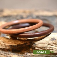 ✨Seiko Version goros Leather Bracelet Japan Tochigi Saddle Leather Ring of Life Takahashi Goro Seaml