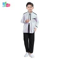 Ulikids Sarimbit Baju Koko Kemeja Muslim Couple Ayah Dan Anak Laki-Laki Lengan Panjang Bahan Katun Toyobo Lebaran 2024 Terbaru Dan Terlaris