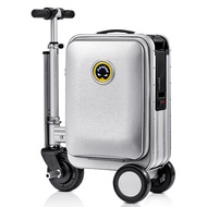 Airwheel SE3S Smart Ridding Travel Luggage Scooter Powerbank Rechargeable Electric Luggage (Black Pink&amp; Silver) 26L