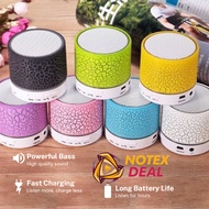 NotexDeal 🔊 Mini Portable Bluetooth Speaker Supports USB AUX TF Card Speaker Mini BerLampu LED Audio Outdoor Portable