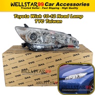 Tyc Taiwan Toyota Wish Zge20/Zge25 2010 to 2012 Halogen Head Lamp Front Lamp (Earloop) Lamp