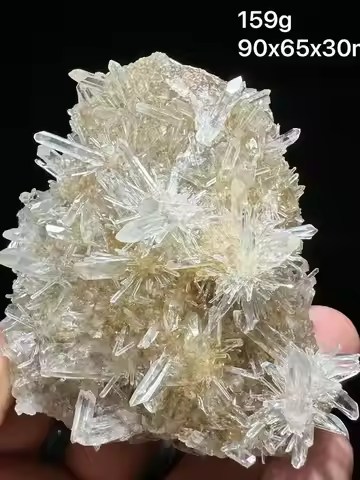 new 100% natural Lemlia crystal, clean quartz, raw stone, cluster flower mineral specimen from Guang