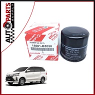 TOYOTA OIL FILTER AVANZA 2016+ F653 F654 DUAL VVTI GENUINE PARTS (15601-BZ030)