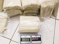 Mie lidi mentah cap 2 udang kecil / gepeng 1kg enak gurih tidak keras