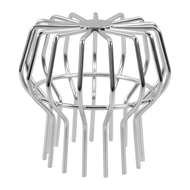 (RSDF) Gutter Guard Stainless Steel Gutter Cleaner Roof Filter Strainer Silver Downspout Strainer Fi