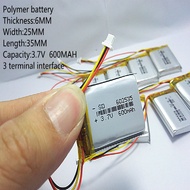 Hi tech❈☊▲2020 new batteries Polymer lithium battery 3.7 V,600 602535 can be customized wholesale CE