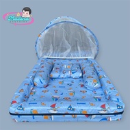 Kasur Bayi Kelambu Set Bantal Dan Guling Tidur Laki-Laki Perempuan Polimicro 50X80 Cm - Nyamuk