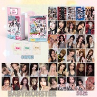 LINXX 50 Pcs BABYMONSTER  Holographic Laser Card Kpop Photocards  Postcards  Series