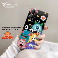 Soft Case Vivo Y17s Case ProCamera - Casing Vivo Y17s - Fashion Case CARTON - Casing &amp; Skin Handpone - Silicon - kesing