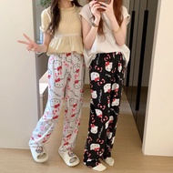 Summer Thin Sanrio Hello Kitty Pajamas Long Pants Spider-man Sanrio Hello Kitty Cotton Casual Pajama