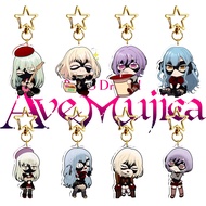 Anime SD BanGDream Ave Mujica Sakoko Togawa Kawaii Acrylic Keychain Keyring Strap Figure Hanging Acc