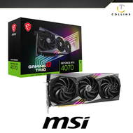 MSI RTX 4070 12GB Black / white  Graphics Card | TRI FROZR 3 | TORX FAN 5.0 | Copper Baseplate | Cor