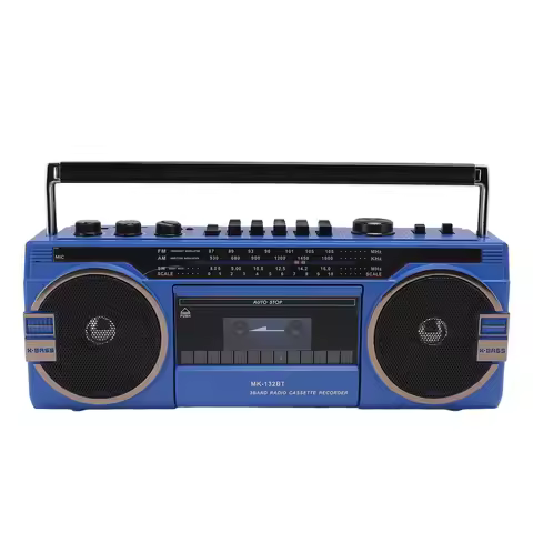 AM FM SW Cassette Player Bluetooth Vintage Great Sound Quality USB Port 3.5mm Aux In Tape Recorder A
