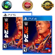 WWE 2K24 - PS4 / PS5 (PLAYSTATION 4 / PLAYSTATION 5 ) - GAME DISC