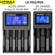 Liitokala Lii-PD2 Lii-PD4 18650 Battery Charger,3.7V 26650 18350 16340 18500 14500 1.2V NI-MH AA AAA LCD Multifunction Charger