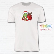 Grinch Christmas_Unisex T-Shirt Tshirt Baju 100% Cotton XS-XXL