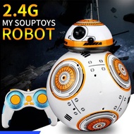 Remote Control Intelligent Robot BB8 Ball Star War Upgrade RC Robot BB-8  2.4G Sound Action Figure D