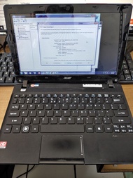 Notebook Second - Acer Aspire One 725