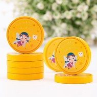 Wooden Tooth Fairy Gold Coins Children's Dropping For Baby Tooth Commemorative Coins Collection Rewa