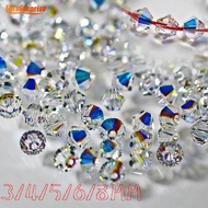 3MM/4MM/5MM/6MM/8MM Crystal AB Color Bicone Beads /Austria Crystal Beads Jewelry Necklace & Bracelet