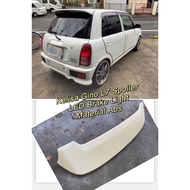 Kelisa spoiler cuore gino TR L7 L700 daihatsu mira Spoiler Kelisa LED brake light