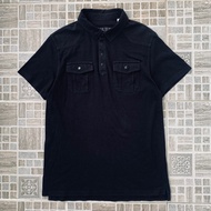 GUESS Button Clip Polo Collar T-Shirt