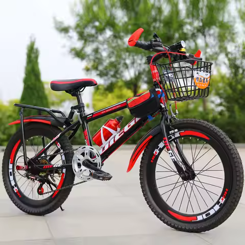 Kids Adult Mountain Bicycle 26 Inch Adjustable Single Speed Mountain Bike for Boys Girls Students Tr