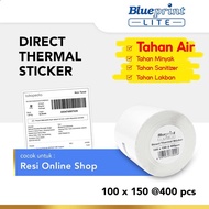 Blueprint Lite Direct Thermal Sticker Roll 100x150mm 400 Pcs - Barcode Sticker Label A6