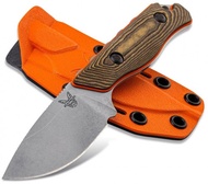 มีดใบตาย Benchmade Hunt Hidden Canyon Hunter Fixed Blade Knife S90V Drop Point Blade (15017-...