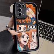Casing HP OPPO Reno 5 OPPO Reno 5K Case Nami Beautiful And Luffy Cell Phone Cover One Piece Pattern Silicone Protective Case Soft Case Two People Softcase