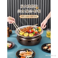 Cast Iron Stove Charcoal Grill Surrounding Stove Tea-Boiling Barbecue Pot Cast Iron Stove Charcoal C