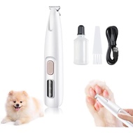 Pet Micro Trimmer, New Low Noise Cordless Dog Paw Trimmer, Rechargeable Pet Hair Trimmer for Groomin