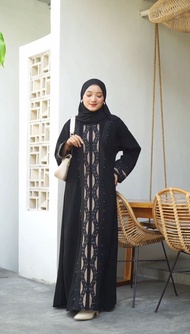 Abaya hitam polos/abaya Turkey /abaya dress turki 2022 mewah/abaya remaja turkey/abaya remaja/abaya 