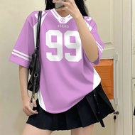 【Free Custom Name & Number】NO.99/00 Retro Collar Jersey Korean style Men's and Women's Sports T-Shir