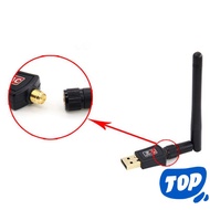 BEST┅✹﹍Wireless Card USB Wifi Adapter Wifi Antenna Receiver Transmitter for PC/TV Box