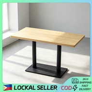 4-person square dining table coffee table, 120cm long, for small restaurants and cafes