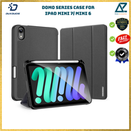 Bao da Dux Ducis Domo Series cho iPad Mini 7/ Mini 6 có khe cắm bút auto sleep/ wake