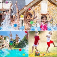 WHE Reusable Water Balls 1.97" Outdoor Water Toys Reusable Balloons For Kids Summer Toys For Backyard Pool Trampoline Water Fun WHE