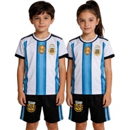 NEXT - Latest Argentina World Cup FIFA 2026 Kids' Football Jersey Set, Milano Jersey Material, Full 