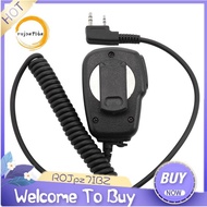 2 Pin Mini PTT Speaker MIC Walkie Talkie Accessories For UV5R 888S For Kenwood For TYT Two Way Radio