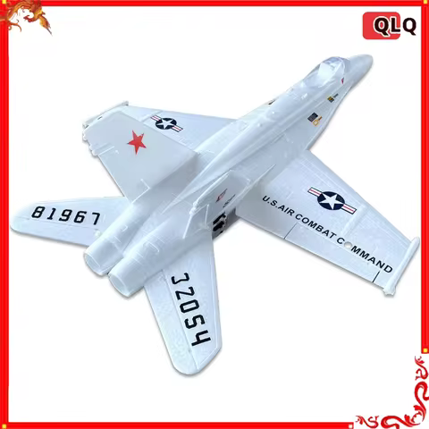 F18 Super Hornet 70mm EDF Epo Foam RC Airplane - Fixed Wing Fighter Jet Adult Assembly Remote Contro
