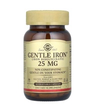 Solgar Gentle Iron®, 25 mg, 90 Vegetable Capsules เสริมธาตุเหล็ก