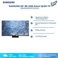 SAMSUNG 65" 8K UHD Smart QLED TV QA65QN900CKXXM | Infinity Screen | Dolby Atmos | Smart Hub | SmartThings | HDR | HDMI | Smart TV with 2 Year Warranty
