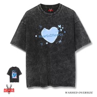 MACDEER Oversized T-SHIRT CARMEN HEARTS2HEARTS WASHED Slimfit T-SHIRT WASH | H2H 7-8