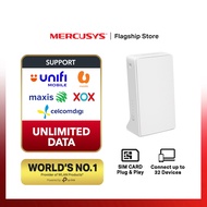 Mercusys 300Mbps Wireless N 4G LTE Plug and Play Router MB110-4G / MB112-4G (Powered by TP-Link)