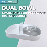 RAMBOO Dual Bowl for Pet Feeder Butler Series (Butler 3L, Butler WIFI)