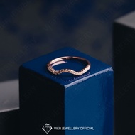 REPLIKA Wynn Edition Ring 15195 simple elegant women's Ring size 4 / diamond replica crystal zirconi